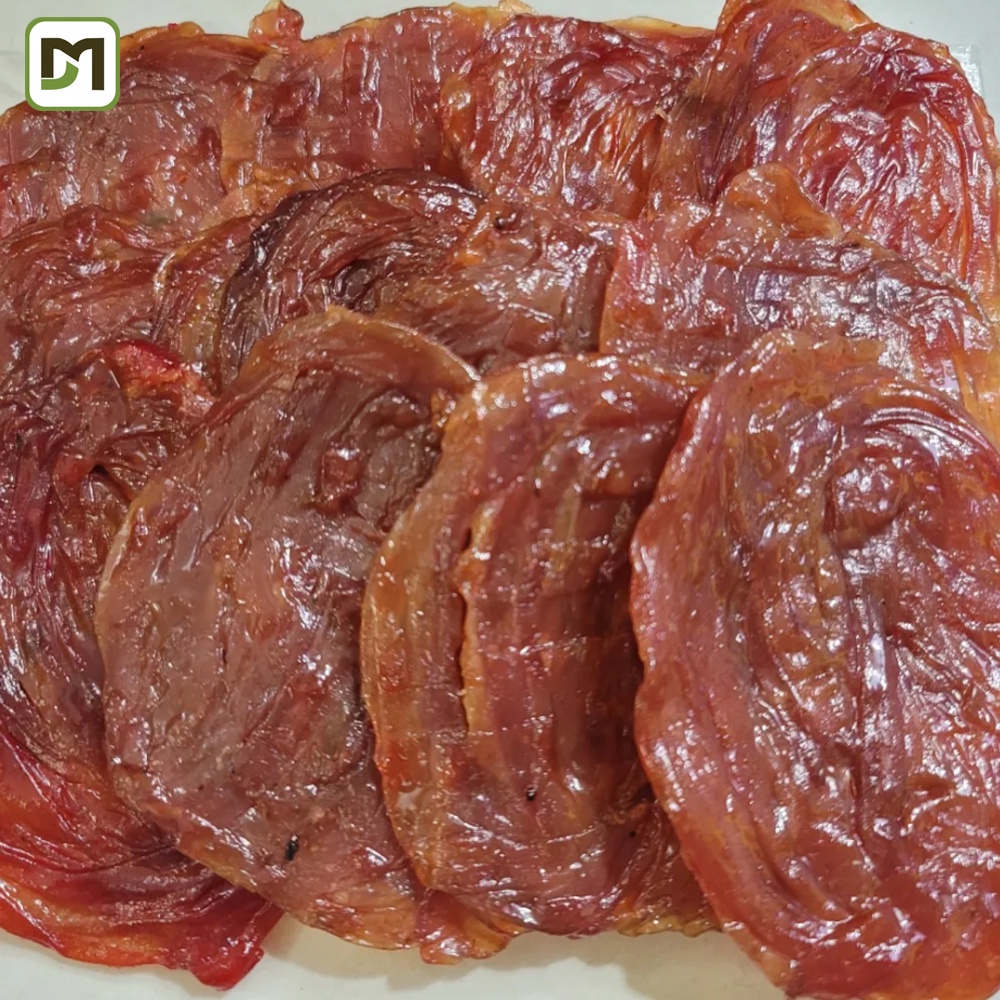Túi 200gr lạp ruột vịt khô ép chân không dùng để nướng chiên xào