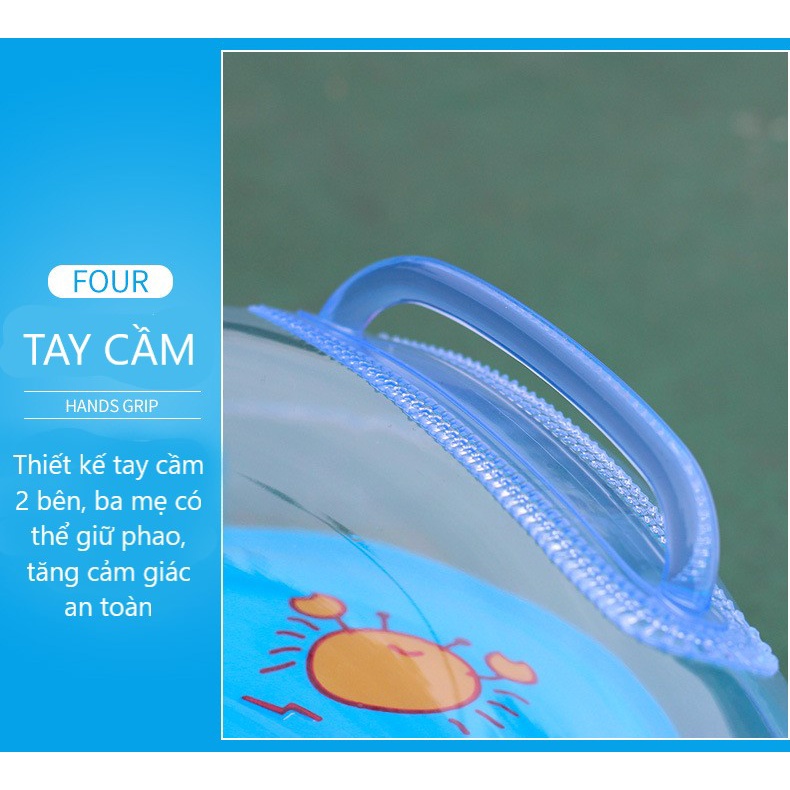 Phao Đỡ Cổ An Toàn Cho Bé Từ 0-1, Phao Đỡ Cổ Chống Lật  Hỗ Trợ Vận Động, Tập Bơi Cho Bé Yêu