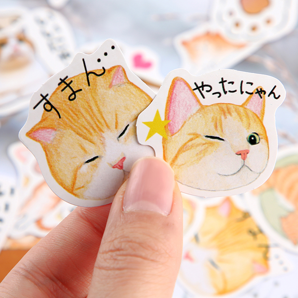 Hộp 46 Nhãn Dán Trang Trí Album/Nhật Ký/Sổ Tay Hình Hoa/Cô Gái Dễ Thương