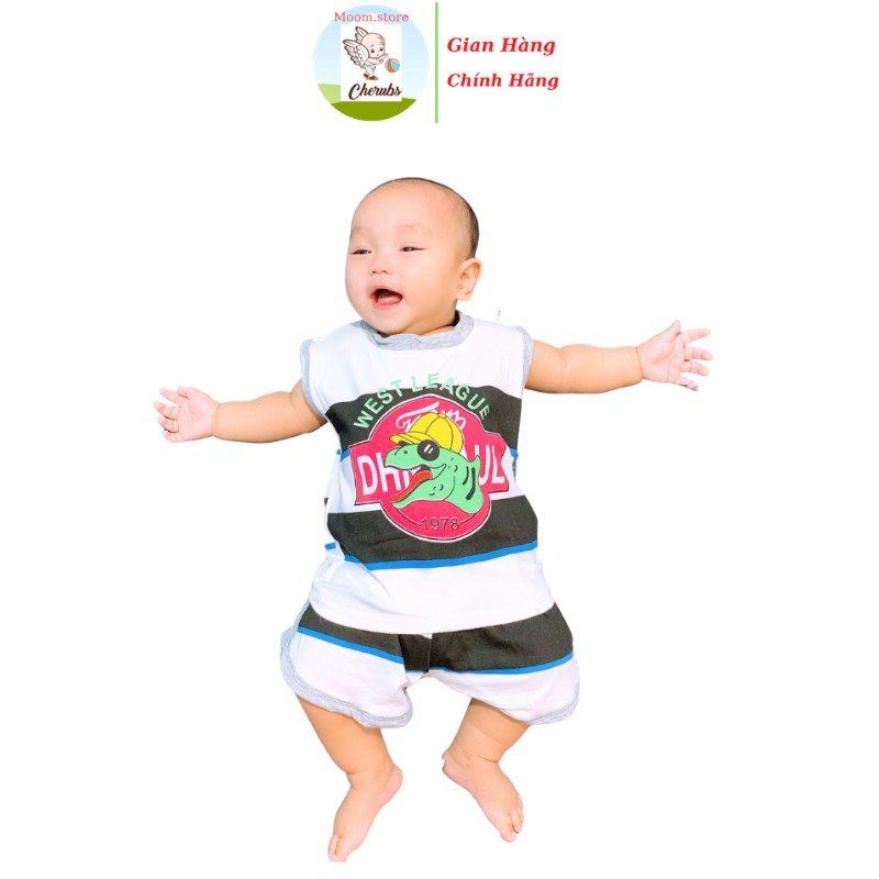 Bộ đũi cho bé trai gái 8-20kg hình ngộ nghĩnh cho bé xuất xịn Moomstore bộ mùa hè