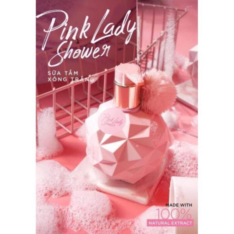 Sữa Tắm Xông Trắng Pink Lady Shower Sáng Mịn Da Toàn Thân - thegioimypham1