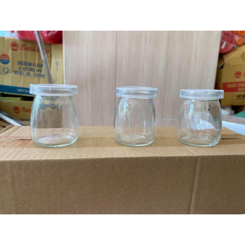 Lọ thuỷ tinh cao cấp làm sữa chua có nắp | BigBuy360 - bigbuy360.vn