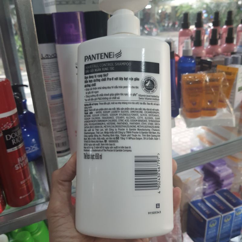 Dầu gội Pantene Ngăn Rụng Tóc 650ml