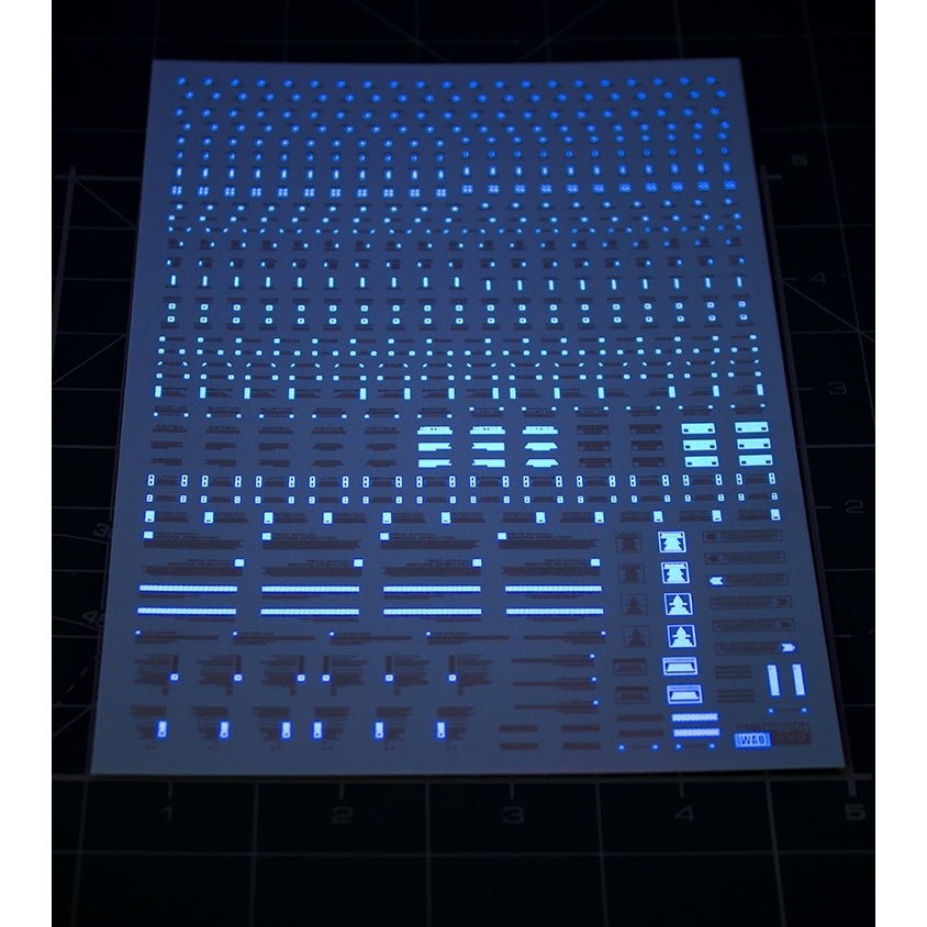 Miếng Dán Cảnh Báo Dạ Quang Dạng Trượt Nước Độc Đáo evo rb01