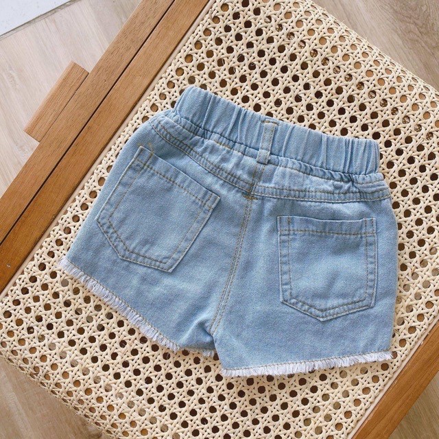 QUẦN SHORT JEANS CÁC MẪU CHO BÉ GÁI