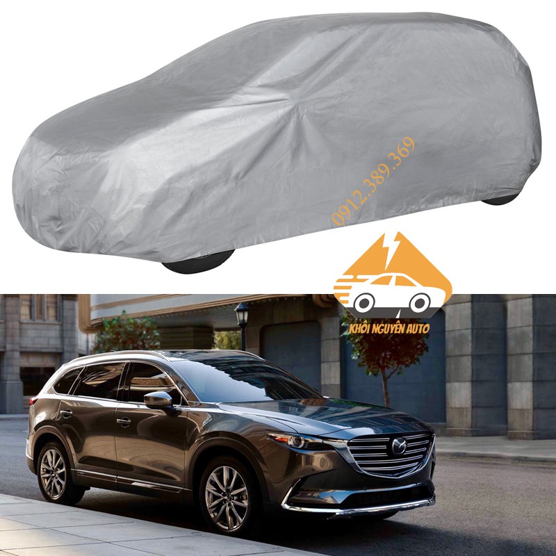 Bạt Phủ xe Ô Tô MAZDA CX9  Chỗ Vải Dù OXFORD Siêu Bền, Bạt Trùm Xe Hơi Chống Nắng Mưa Bảo Vệ Xe