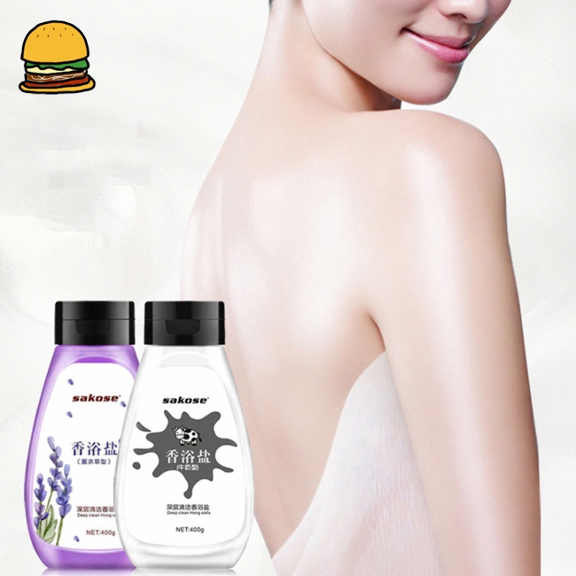 Milk Lavender Body Scrub Whitening Exfoliating Gel Deep Clean Peeling Lotion Dead Skin Remover