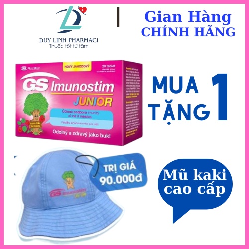 GS Imunostim Junior - Tăng Cường Miễn Dịch Và Sức Khỏe Đường Hô Hấp