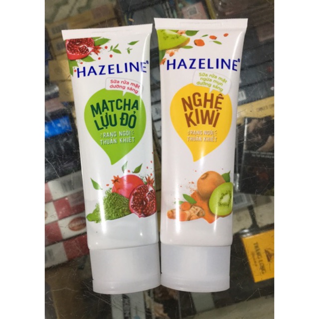 Sữa rửa mặt Hazeline Các Mùi Dạng Tuýp