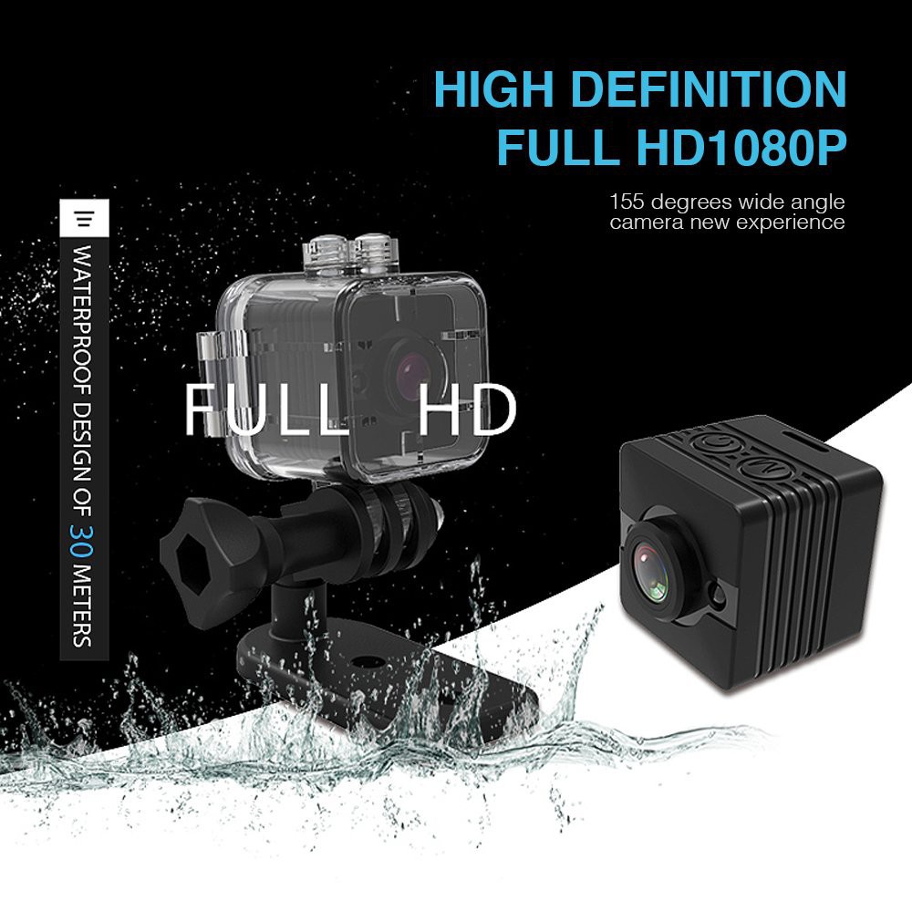 [Mã ELCA5 giảm 7% đơn 500K] Camera Hành Trình SIÊU NHỎ SQ12 Full 1080 HD - Phiên Bản Hồng Ngoại (Tặng Hộp Chống Nước) | BigBuy360 - bigbuy360.vn
