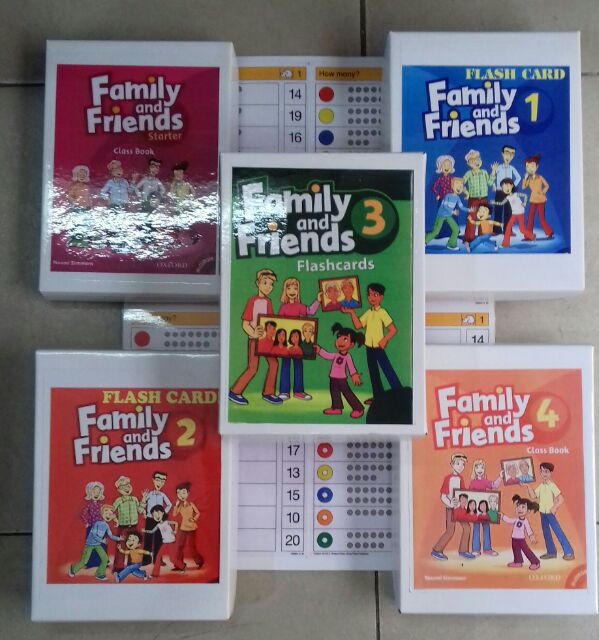 Flashcard Family and Friends 1 + 2