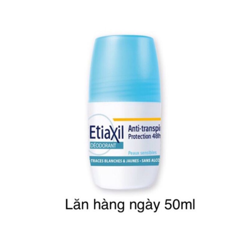 [ SALE SỐC] Lăn khử mùi Etiaxil hàng ngày 50ml giúp ngăn mùi hôi cơ thể,hôi nách,ra mồ hôi nách,làm khô thoáng nách