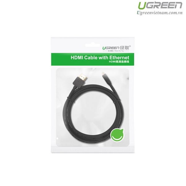 Cáp Micro HDMI to HDMI dài 1,5m Ugreen 30102 cao cấp - Hàng chính hãng