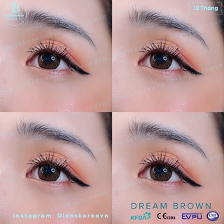 [HCM] Lens Brown 0 Độ