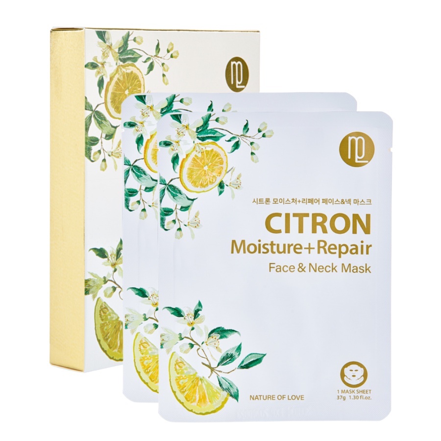 MẶT NẠ MIẾNG LẺ NOL CITRON MOISTURE REPAIR-CHỐNG LÃO HOÁ VÀ CĂNG DA