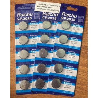 5 viên Pin cúc áo các loại LR44, CR2025, CR2032, CR2450, Cr1632