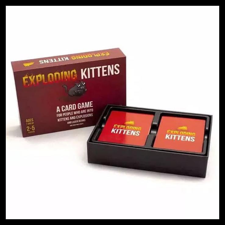 Bộ Thẻ Bài Trò Chơi Exploding Red Kittens Brd116