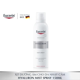 Eucerin xịt khoáng cấp ẩm Hyaluron Mist Spray Sensitive Skin 150ml
