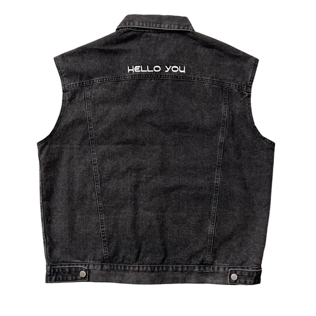 Áo Gile Jean Denim cao cấp - Helloyou