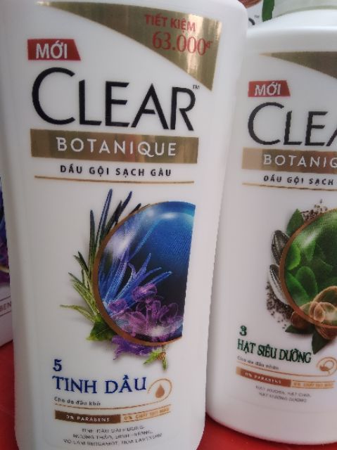 DẦU GỘI ĐẦU CLEAR BOTANIQUE 650G