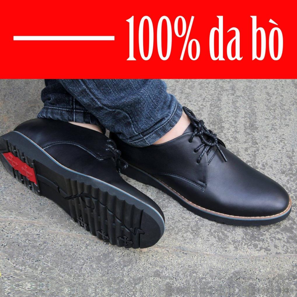 giày da nam đẹp dáng thể thao da bò đế thể thao siêu nhẹ phom cực đẹp phong cách độc chất ';