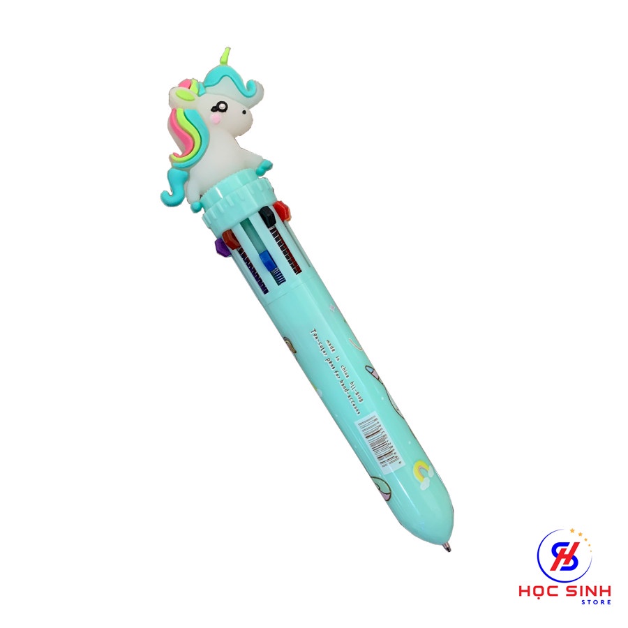 Bút Bi 10 Ngòi Dễ Thương 0.5mm [ Giao Mẫu Ngẫu Nhiên Cho Bé Trai Và Gái]