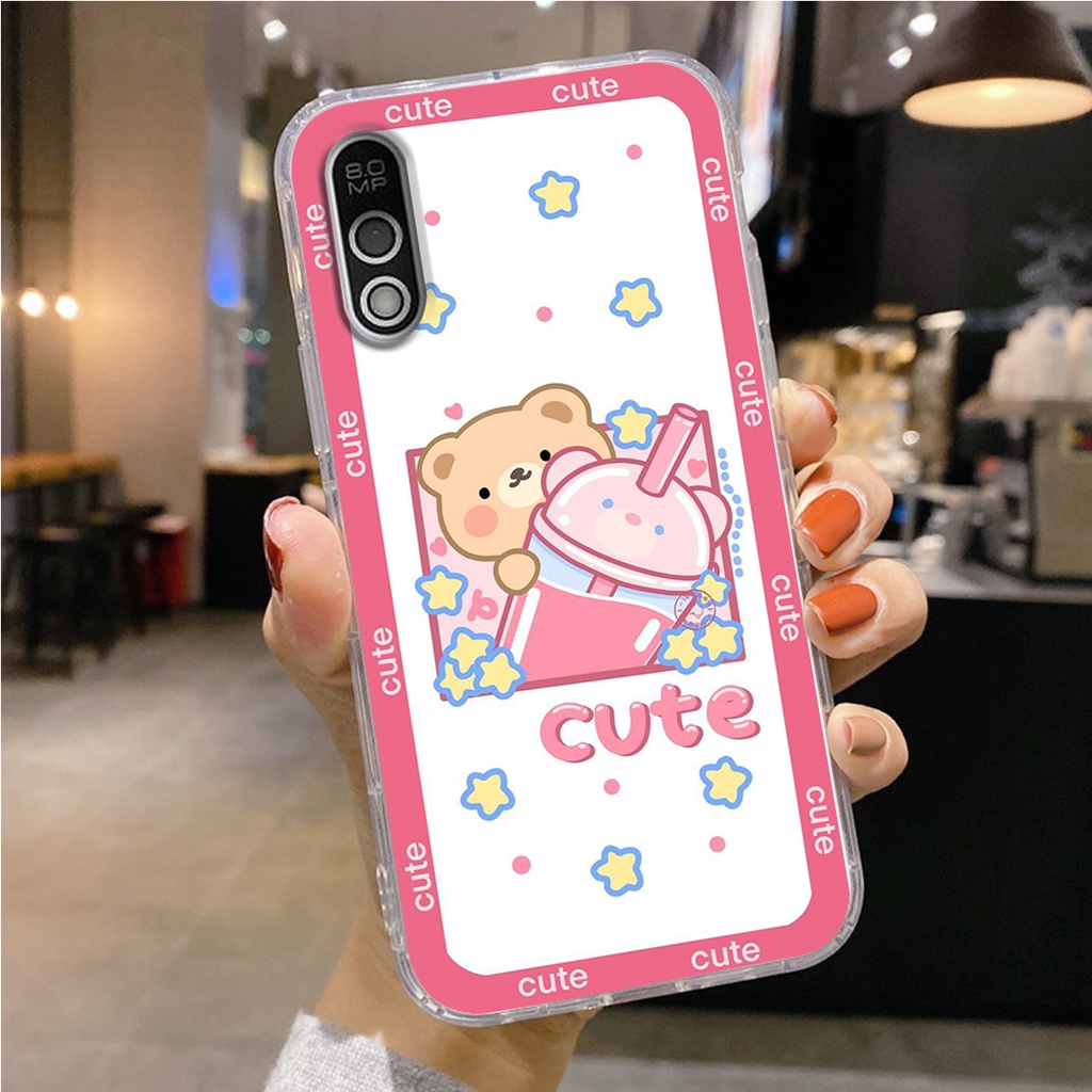 Ốp Lưng VSMART BEE - BEE 3 - LIVE - STAR , In Hình Gấu Cute, màu sắc bắt mắt.