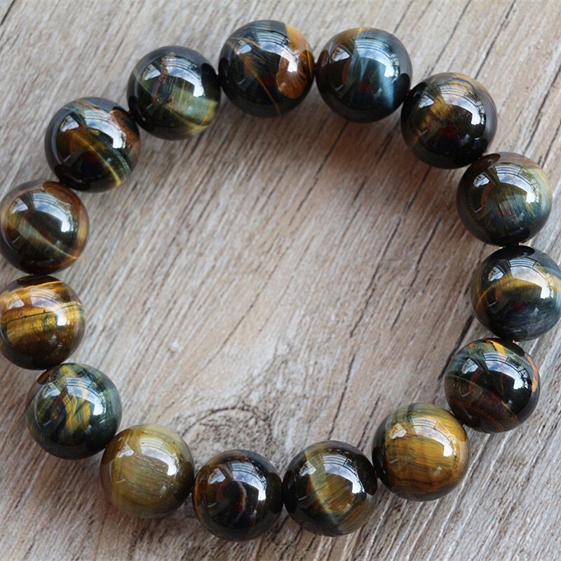 Hạt tròn Tiger's Eye làm đồ handmade