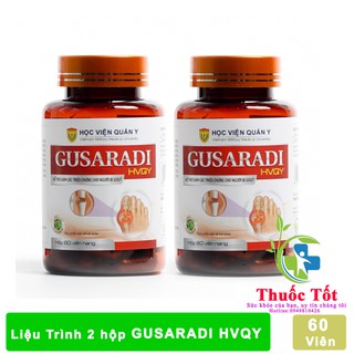 [Chính Hãng] Liệu trình 1 tháng 2 hộp Gout gút Học Viện Quân Y - Gusaradi HVQY