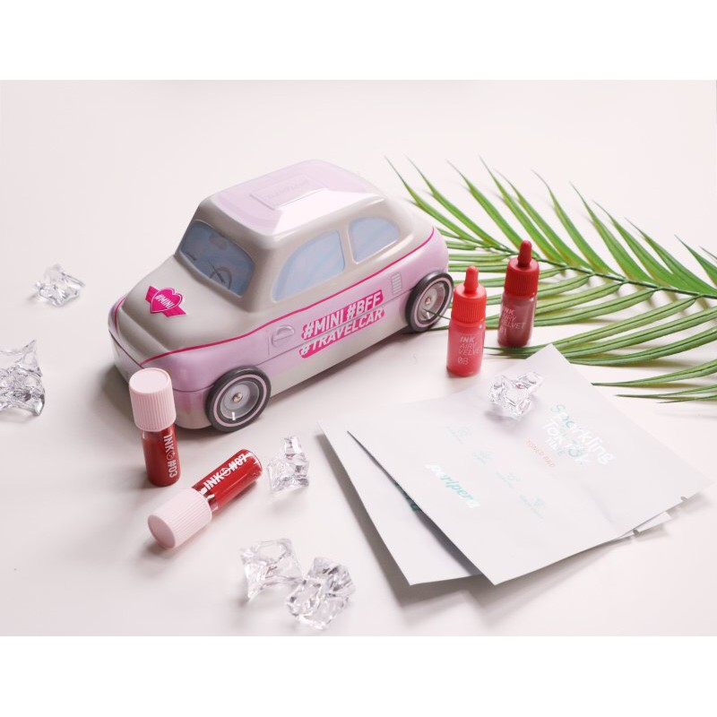 [NEW- CÓ SẴN ] Son Peripera / Xe son mini - PERIPERA MINI TRAVEL CAR KIT | BigBuy360 - bigbuy360.vn