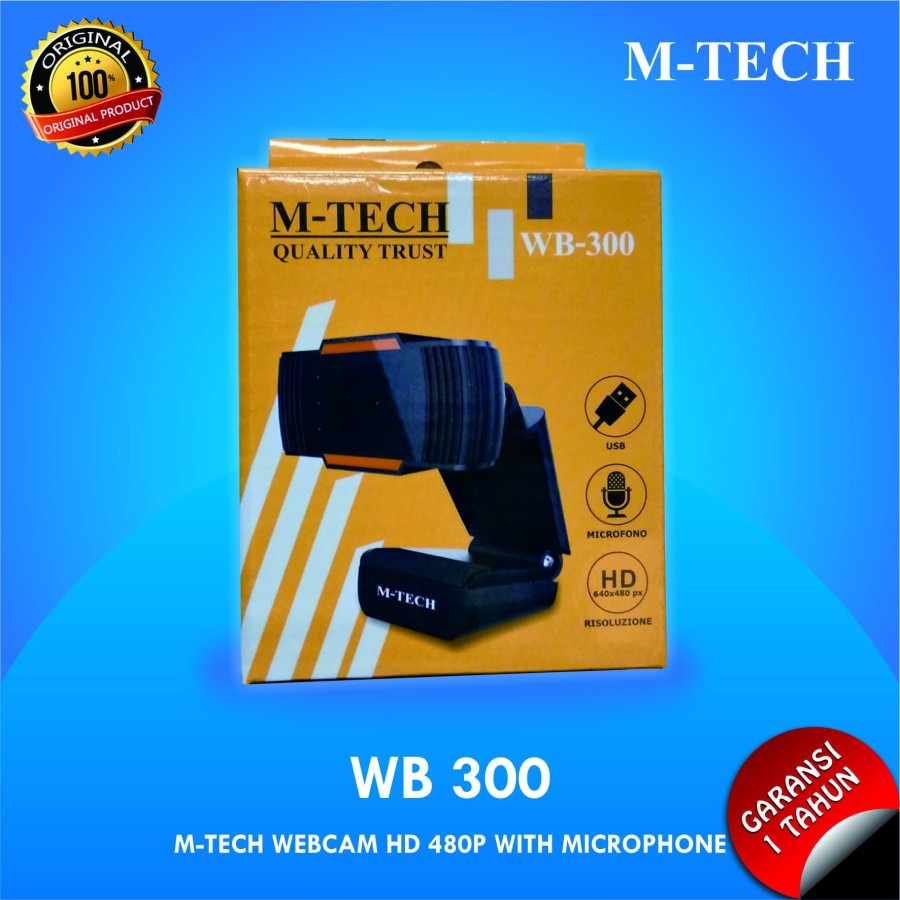Camera Webcam Hd M-tech Wb-300 640x480p | BigBuy360 - bigbuy360.vn