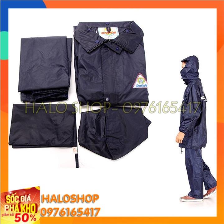 Áo mưa bộ vải dù siêu bền không thấm nước