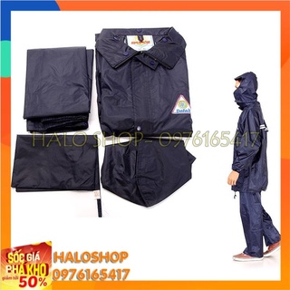 Áo mưa bộ vải dù siêu bền không thấm nước