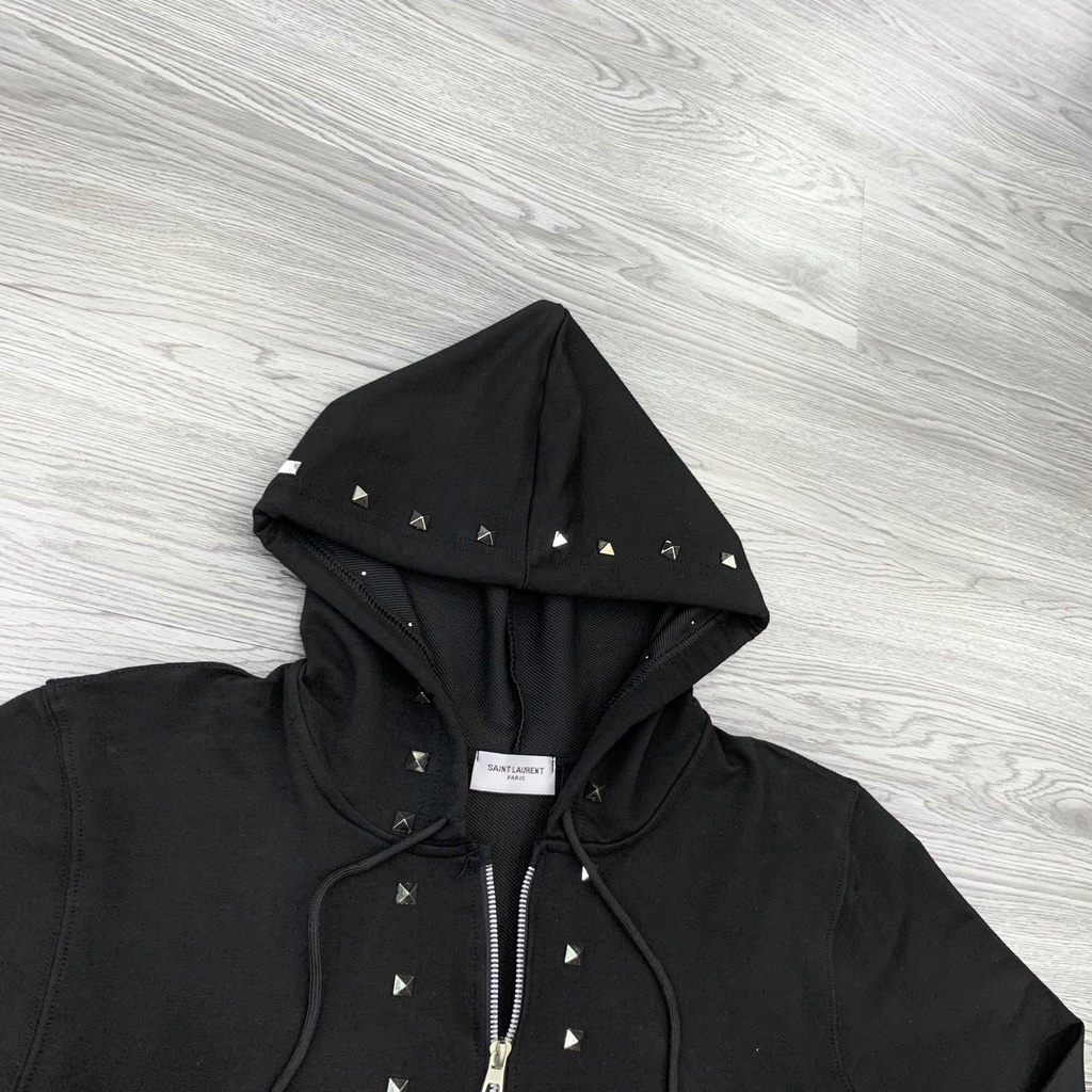 Áo khoác hoodie nam nữ VLTN tag đá chạy viền mũ khoá chất nỉ chân cua dày dặn dễ phối đồ