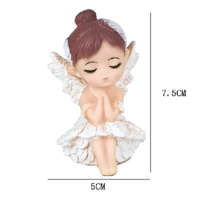 Bé thiên thần trang trí bánh sinh nhật, em bé nhựa trang trí