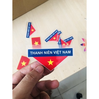 Logo THANH NIÊN VIỆT NAM - ủi áo thun ,nón mũ, áo khoác.