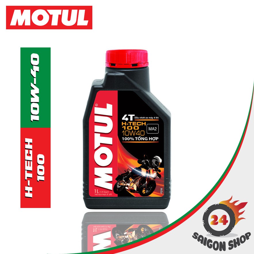 NHỚT MOTUL H-TECH 100 10W40 Tổng Hợp Toàn Phần