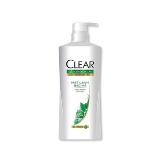 Dầu gội sạch gàu clear bạc hà 650g