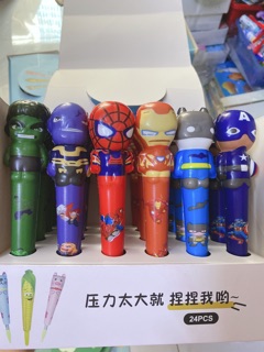 Bút mực xanh squishy