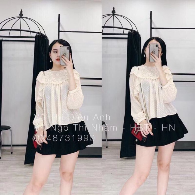 Áo bèo tiểu thư quảng châu