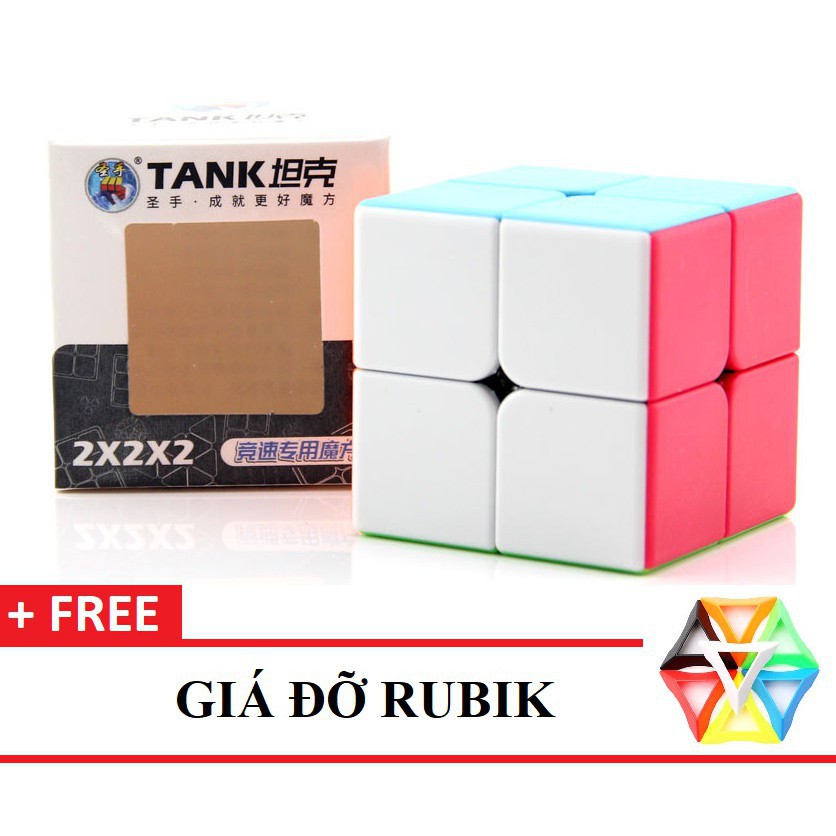 ❤️ HOTSALE ❤️ Đồ chơi giáo dục Rubik 2x2 TANK khôi lập phương HM0408 - TẶNG 1 ĐẾ RUBIK