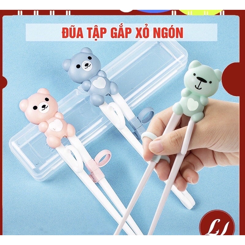 Đũa tập gắp cho bé kèm hộp