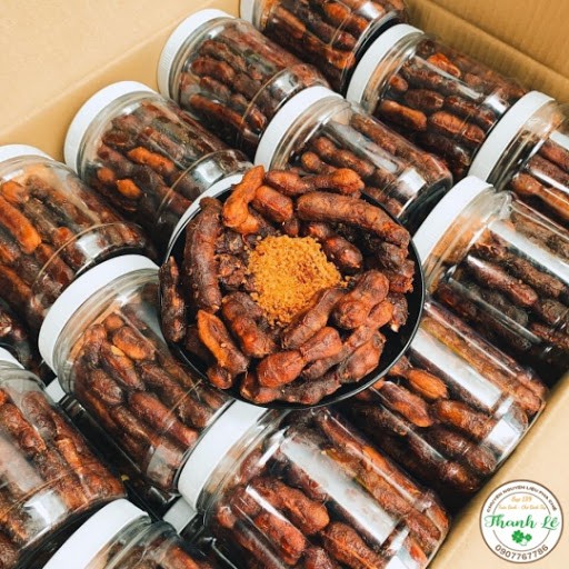 [Mã 267FMCGSALE giảm 8% đơn 500K] ME LÀO CHẤM MUỐI TÔM (hủ 500G)