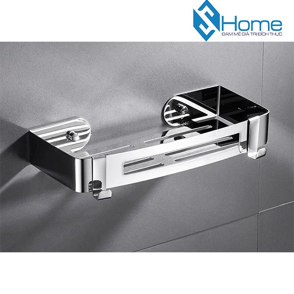 Kệ góc inox hình tam giác để đồ phòng tắm  S-home