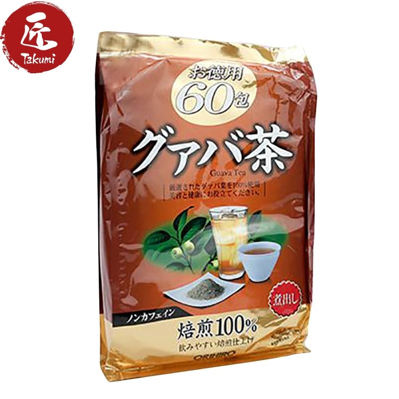 Trà vị ổi Orihiro Guava Tea 60 túi lọc Nhật Bản