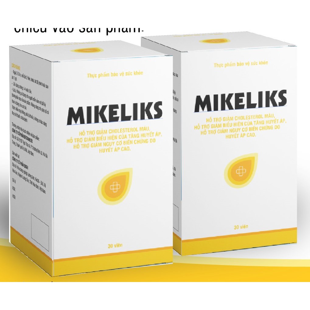 MIKELIKS - VIÊN UỐNG HỖ TRỢ HUYẾT ÁP