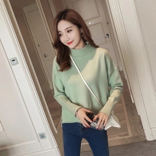 Áo len cổ 3 phân