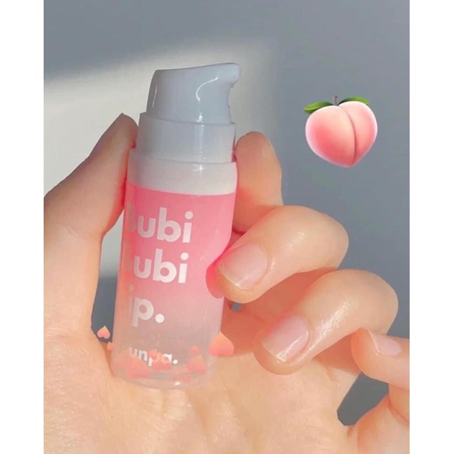 Gel sủi bọt tẩy tế bào chết môi Unpa Bubi Bubi Lip 10ml Hàn Quốc