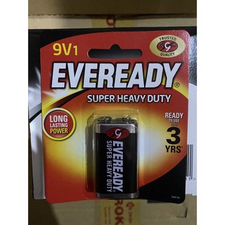 Pin EVEREADY  SUPER HEAVY DUTY 1222 BP1 9V