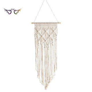 Thảm Macrame đan dây treo tường trang trí nội thất
